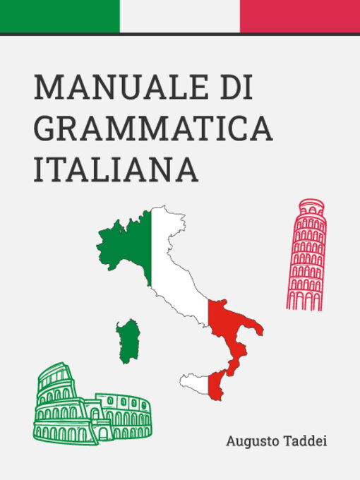 Title details for MANUALE DI GRAMMATICA ITALIANA by Augusto Taddei - Available